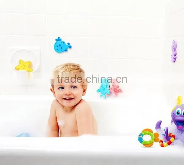 New Design Cheap Baby Bath Toy With Floating Animals /bath Toy Organizer Anima Set From ICTI Dongguan OEM&ODM Manufacturer photo-2