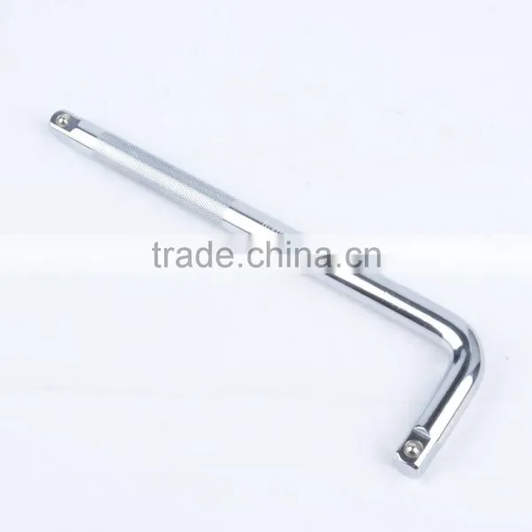 Mirror Surface CR-V 12.5mm Socket Ben Extention Rod,polishing CR-V Socket Rod,1/2" Bent Extension Rod photo-3