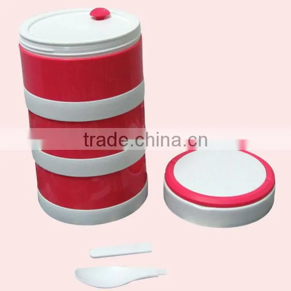 Wholesale Tin Plastic Lunch Box 3 Compartment photo-3