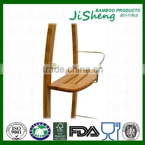 TOP Quality Bamboo Bathroom Shower Tub Hanging Caddy With LFGB & FDA photo-5