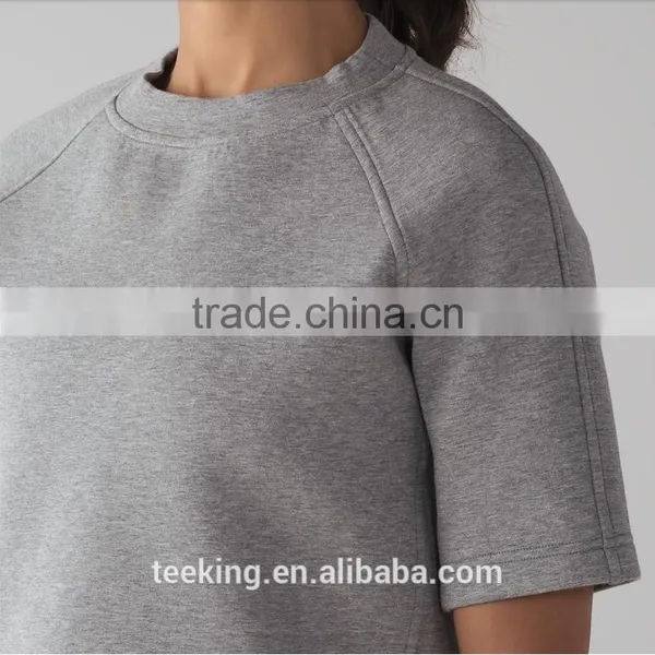 Custom Cotton Ladies Fashion Gym Tees photo-3
