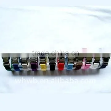 WHWB-8111345 Airline Buckle Silicone Watch Bracelet