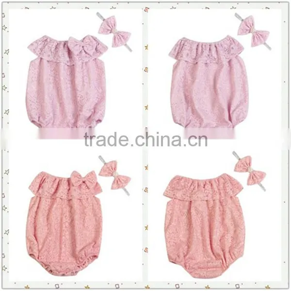 Turban Lace Baby Headband Braided Knot Lace Elastic Headbands From China Manufactory photo-6