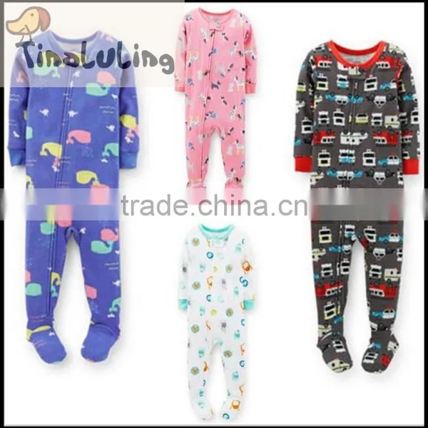 Brand New 100% Cotton Animal Pajamas, Kids Couples Pajamas With Feet Wholesale TinaLuLing photo-6
