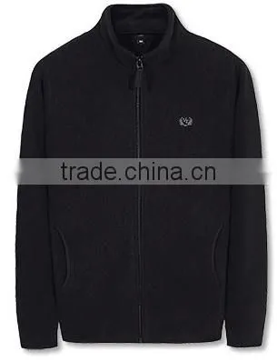 Cheaper Customized Designs Polar Fleece Jackets Wholesale Warm Good Quality Stand Collar Jackets photo-3