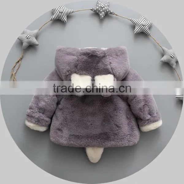 2016 Wholesale Children Boutique Clothing Kids Winter Coat for Girls photo-3