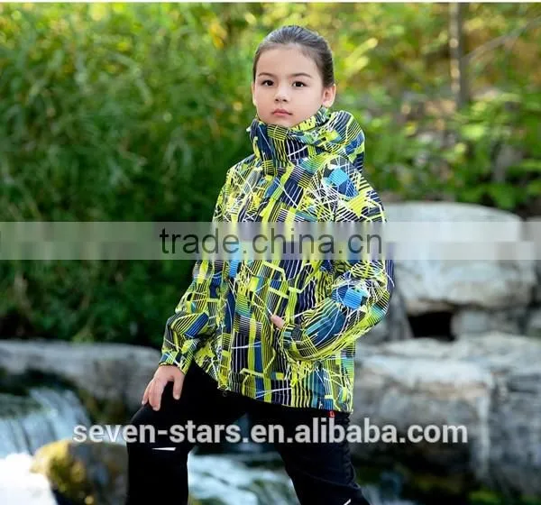 2017 3 in 1 Colorful Polyester Kids Varsity Jacket photo-4
