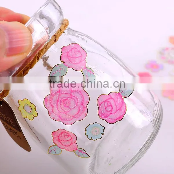 Die-cut Different Shape Sticker PVC / PET Sticker Cheap Gold Stamp Sticker photo-4