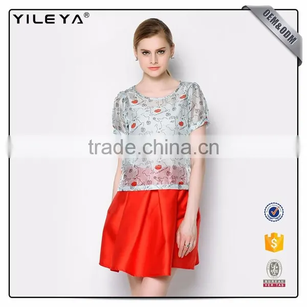 Good Quality Pleated High Waist Polyester Short Skirt photo-6