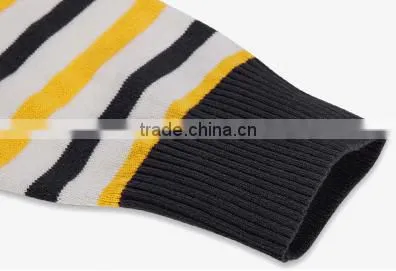 2017 Hot New Wool Boys Stripe Round Neck Pullover Custom Sweater for Men photo-5