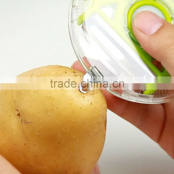 Multifunctional 3 in 1 Kitchen Peeler Grater Slicer Cooking Tools Vegetable Potato Peeler Zester Cutter Rotatable Utensil KC1072 photo-2