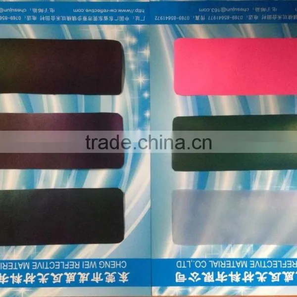 2016 Popular 0.6mm Rainbow Reflective pu Fabric for Backpack photo-5