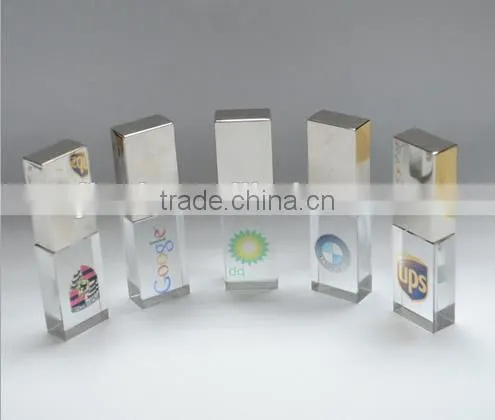 Promotional Gift Crystal Mini Usb Flash Drive USB For Company Gift photo-3
