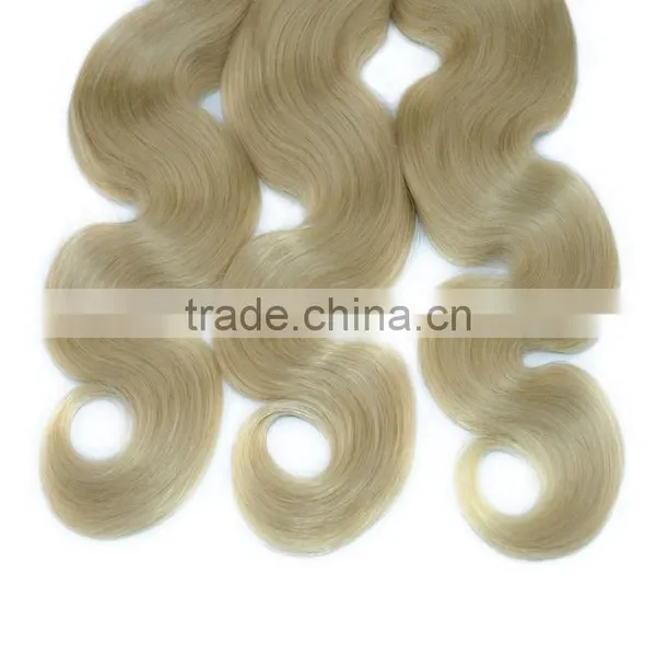 European Blonde Body Wave Hair Color 613 Human Hair Weave Lightest Color Human Hairwholesale Premium photo-2