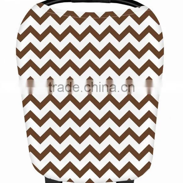 Organic Cotton Breathable Nursing Scarf Cover Up for Breastfeeding and Baby Car Seat Cover photo-4