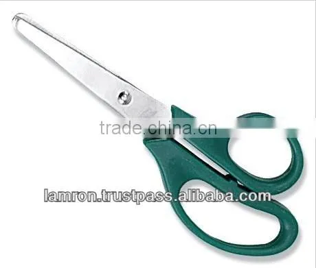 Plastic Handle Stainless Steel School Baby Scissors