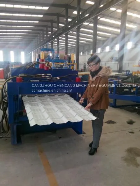 820/960 Step Tile Roll Forming Machine
