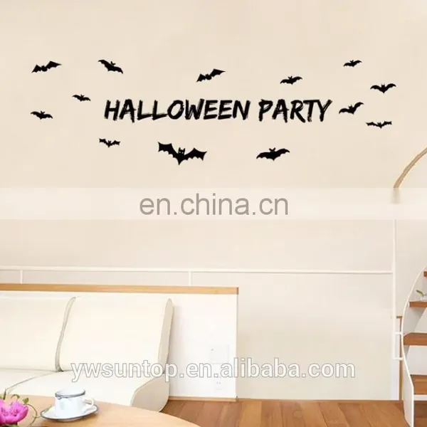 Halloween Theme Bats Window/Wall Sticker Halloween Decoration Home Decoration photo-2