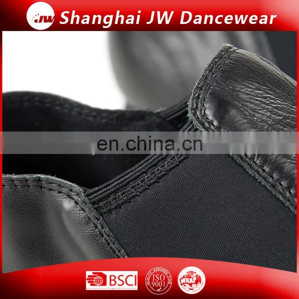 Leather Neoprene Elastic Slip-on Jazz Shoes photo-3
