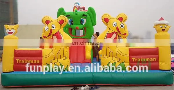 HI 0.55mm Pvc Hot Saling Inflatable Amusement Park Inflatable Playground photo-5