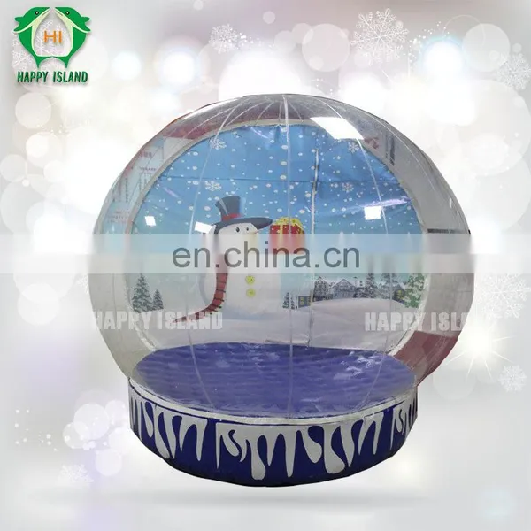 Good Quality Giant Snow Globe Inflatable ,Christmas Snow Globe ,inflatable Snow Globe for Sale photo-2