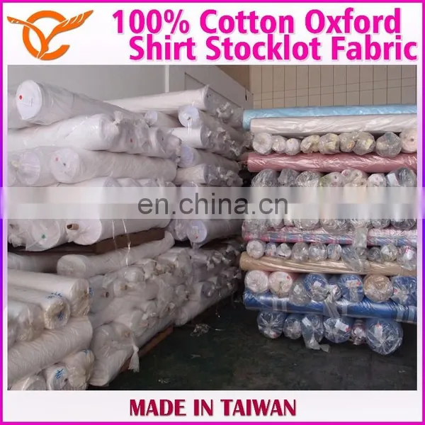Taiwan New Product Wrinkle Free Oxford Shirt Stocklot Fabric photo-6