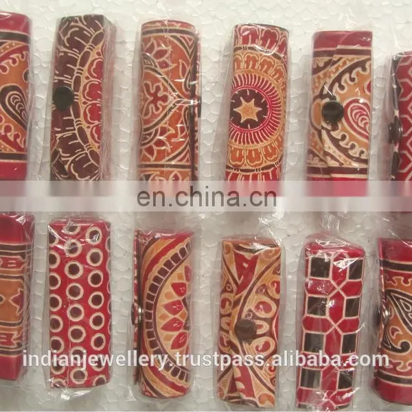 Designer Leather Lipstick Case Manufacturer, Original Leather Lipstick Case Exporter photo-5