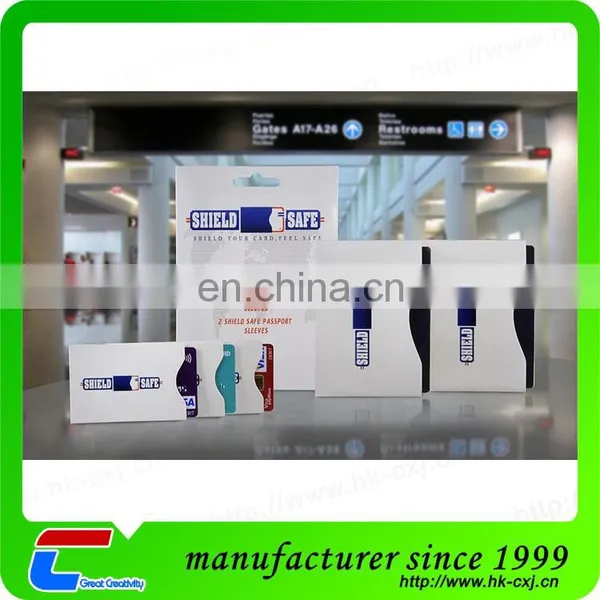 Custom Rfid Blocking Card Sleeve Cmyk Printing photo-5
