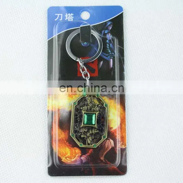 Online Game Dota2 Novelty Earth Spirit Logo Jewelry Kids Gifts Keychain 4 photo-4