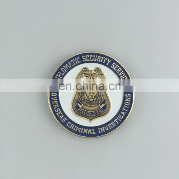 Custom Design Coin as Customized Triathlon / Soccer Sport Coin Engraved / Embossed Zinc Die Cast Coin photo-2