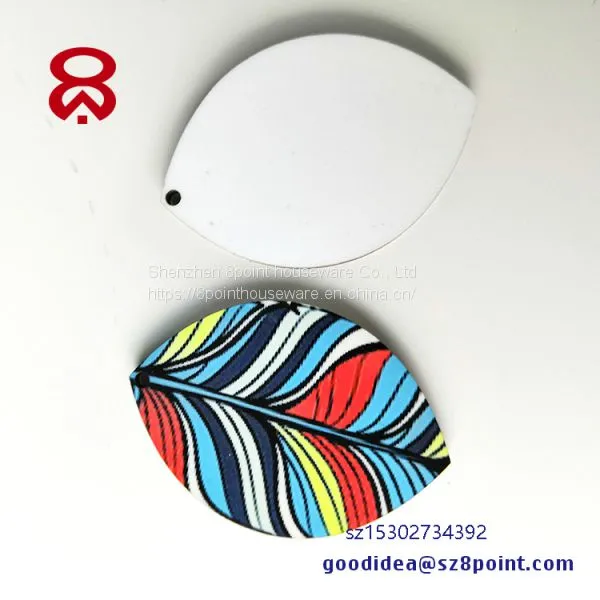 Promotional Sublimation MDF Custom Wooden Keychain photo-2