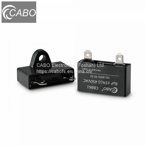 CBB61 series motor capacitor electronics ceiling fan capacitors for speed regulator