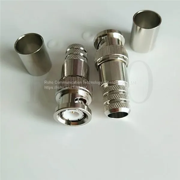 Connector, BNC Male to F Female, Coaxial Cable Connector, CATV Connector, RF Coaxial Connector, Multimedia Speaker, Loudspeaker, BNC Connector