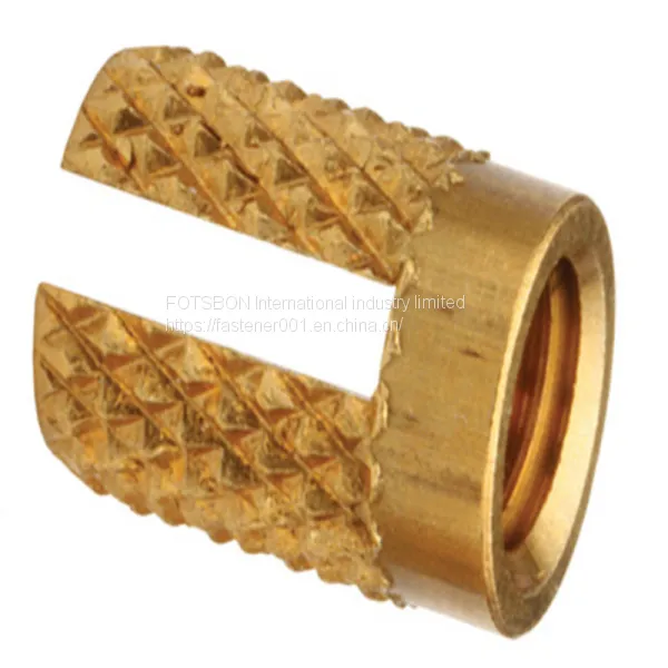 PPB-256/440/632 Brass Insert Nut Insertos Knurling Press-in Inserts Knukles Thru-Threaded Plain Knurled Nuts Inserti PEM Standard photo-4