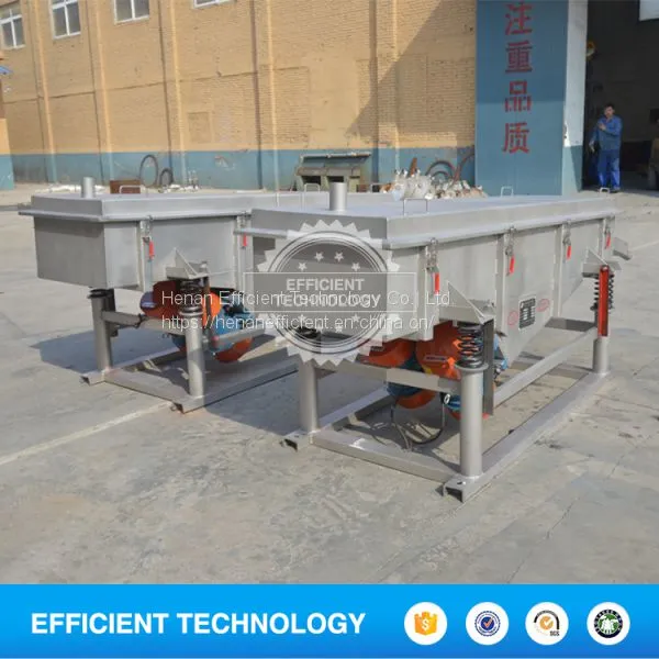 Horizontal Industrial Separator Large Capacity Stainless Steel Light Linear Vibrating Screening Sifter Machine photo-3