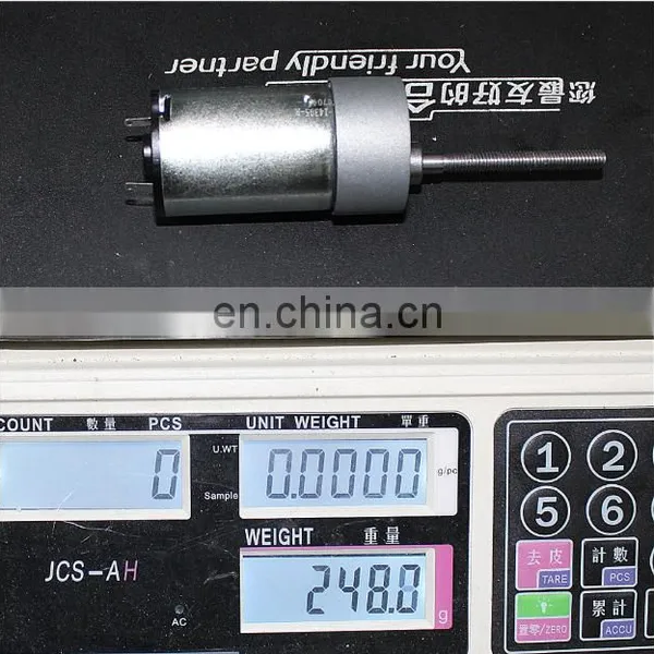 ChiHai Motor CHR-GM37-3448K DC CHINA Metric Screw Shaft Gear Motor 24V 350rpm photo-6