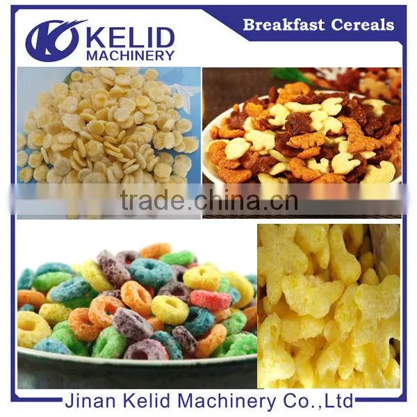 Popular Breakfast Cereal Extruded Corn Flakes Machinery photo-5