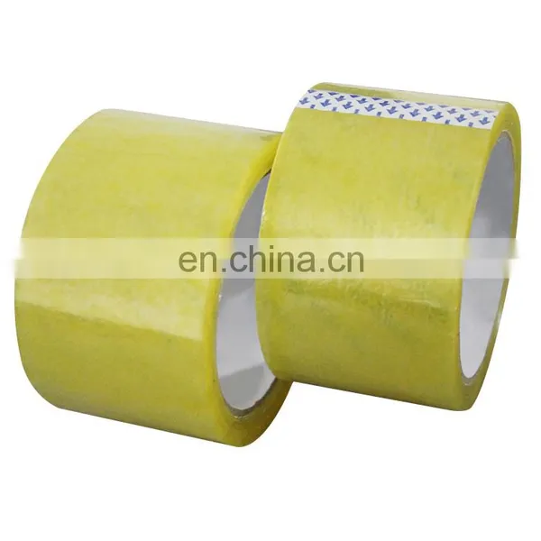 Bopp Tape Big Jumbo Roll Sealing Tape Yellow Color Packing Tape Transparent Waterproof photo-5