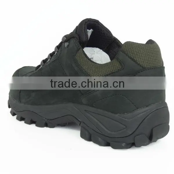 High Quality Low Cut Full-Grain Waterproof Nubuck Leather Mountain Hiking Shoe photo-4