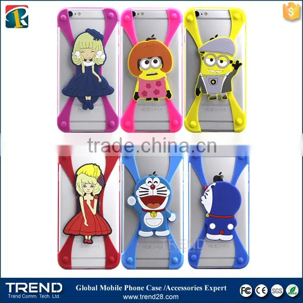Bumpers Universal Silicone Stand Cartoon Silicone Bumper Case for 1~7 Inches Quality Choice photo-6