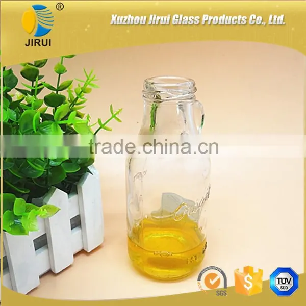 Glass Wine Bottle With Small Handle photo-5