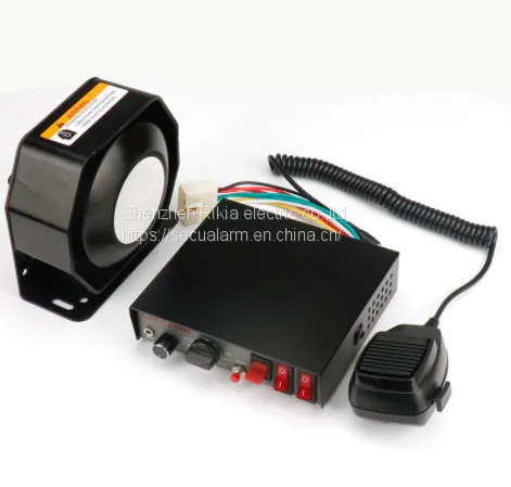 200W New 9-tone Car Alarm Host With Pager Alarm(wechat:13510231336)