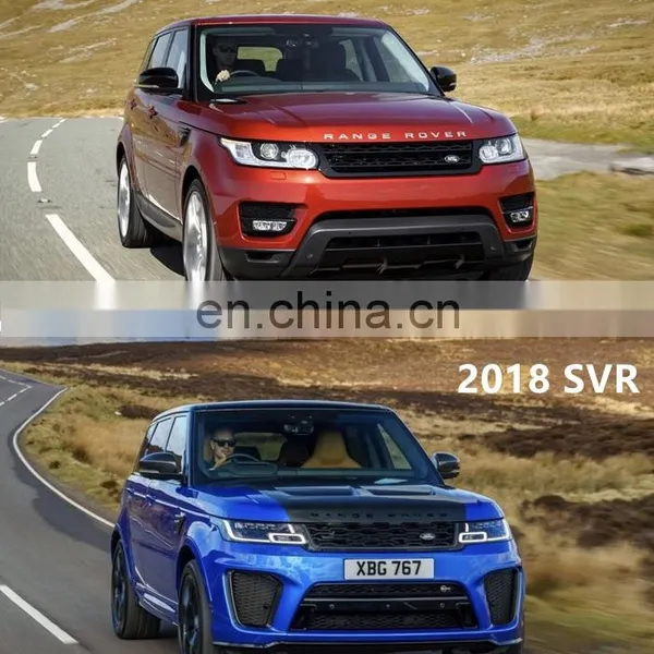 High Performance Facelift Body Kit Accessories Grille Headlig for 2014-2017 Range Rover Sport Upgrade to 2018 SVR Kit photo-3