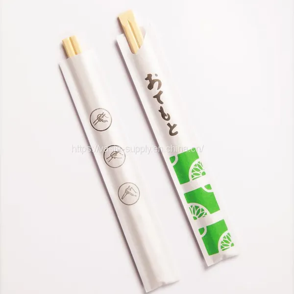 Wholesale Eco-friendly Affordable Disposable Individually Wrapped Bamboo Chopsticks