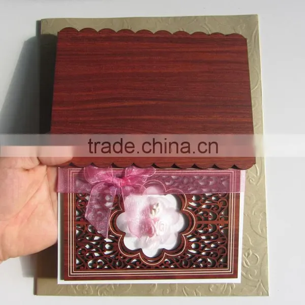 2016 Best Selling Classic Bengali Wooden Wedding Cars With Ribbon and Flower photo-3