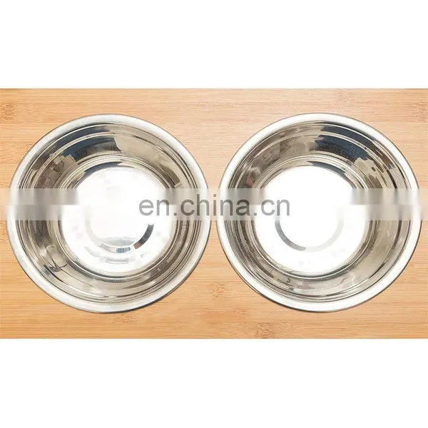 Amazon Hot Selling Wholesale Pet Food Water Feeders Coated Stainless Steel Dog Bowls Cat Iron With Stand Dropshipping photo-4