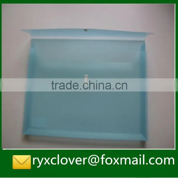 Clear Eco-friendly PP Plastic Document Bag With Button photo-5