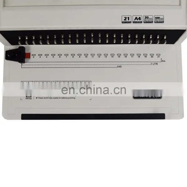 SBM-C20A Professional Manual Notebook A4 Comb Binding Machine Best Low Price photo-5