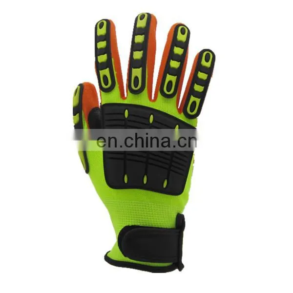 Factory Custom Industrial Anti Impact Mechanic Cut Resistant Protective Hand Working Safety Gloves photo-2