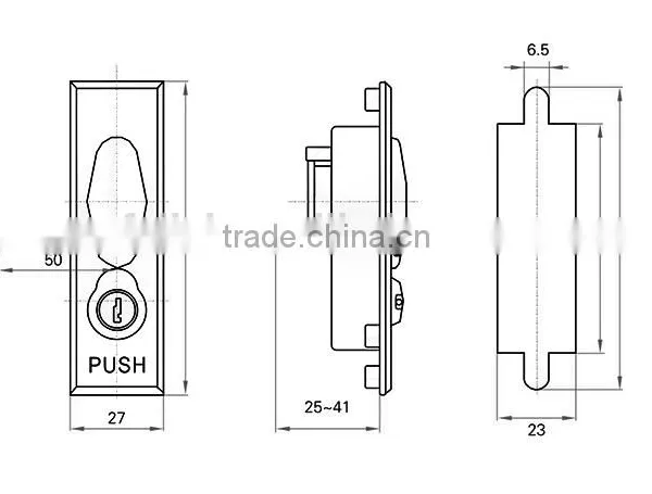 CE ROHS Feilei High Quanity Safe Plane Cabinet Lock photo-6